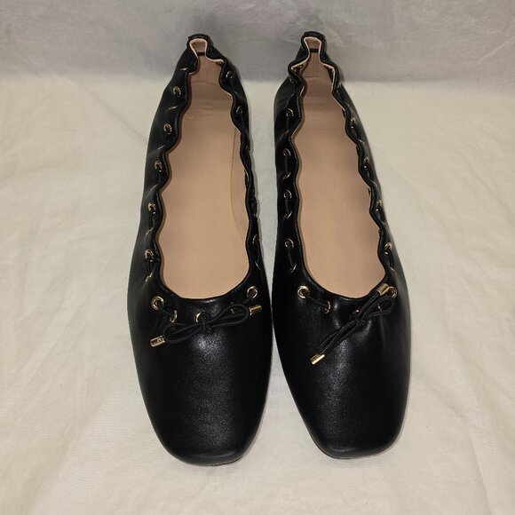 JustFab Amari Ballet Flat in Black, Women's Size 11, New in Box - Picture 3 of 9